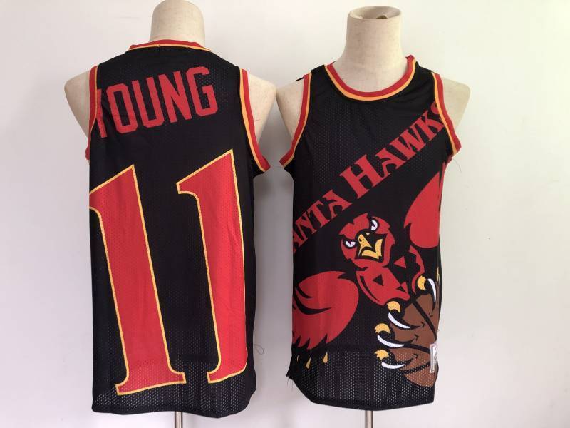 Atlanta Hawks trae-young-blackbig-face-2.0-jerseys