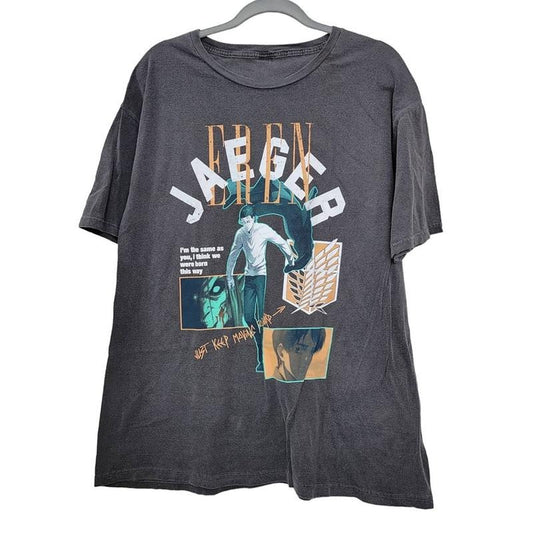 Attack on Titan Final Season Eren Jaeger Graphic Cotton Tee Shirt Hoodie, Sweatshirt | WearSparks.com