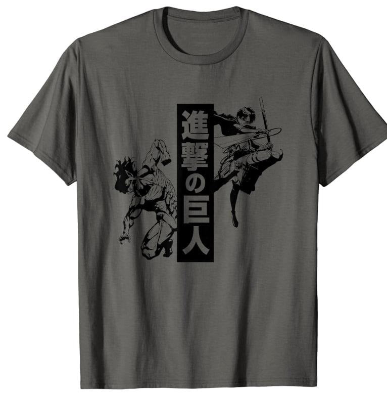 Attack on Titan Season 2 Eren Jaeger and Titan Form T-Shirt Menswear Top Hoodie, Sweatshirt | WearSparks.com