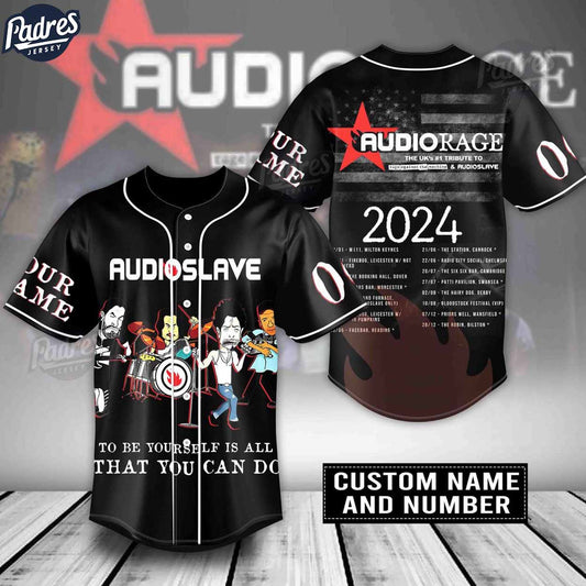 Audioslave Tour 2024 Custom Music Baseball Jersey Shirt (Image 1)