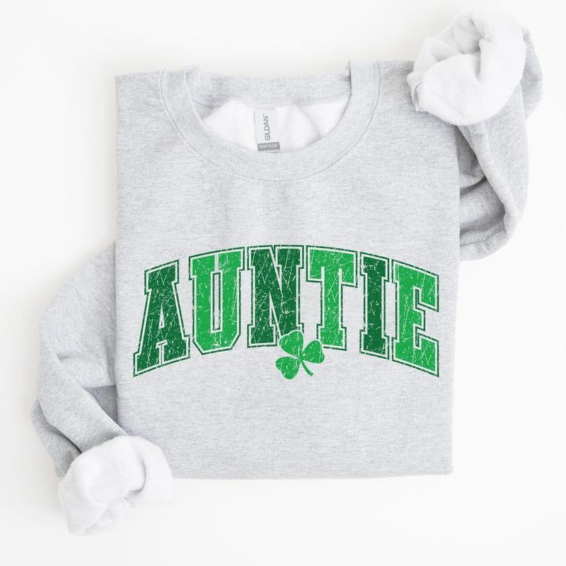 Auntie, St Patrick's Day, Shamrock Sweatshirt T-Shirts, Hoodie | WearSparks.com