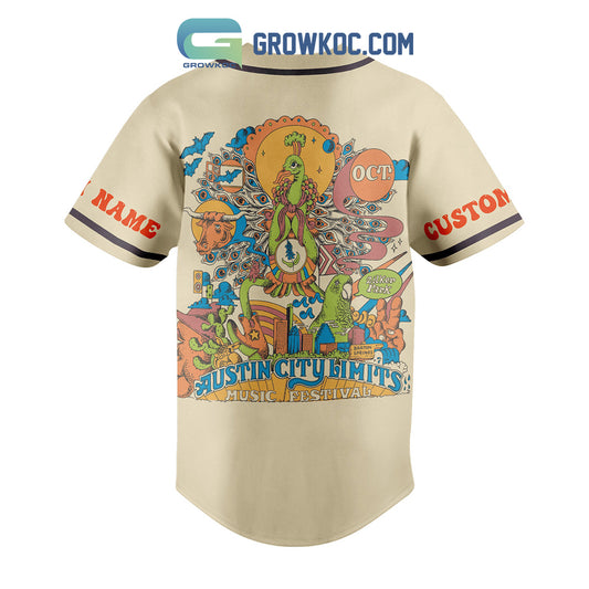 Austin City Limits Music Festival Personalized Baseball Jersey