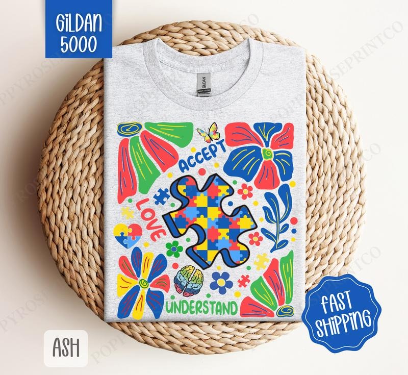Autism Awareness Shirt Gildan, Women's Tee, Cute Women's Tshirt Plus Sizes Hoodie, Sweatshirt | WearSparks.com