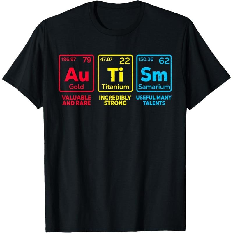 Autism Awareness Women Men Kids mom Elements Periodic Table T-Shirt Hoodie, Sweatshirt | WearSparks.com