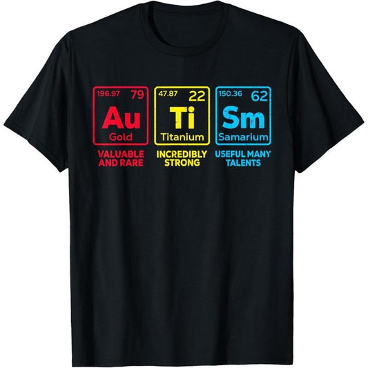 Autism Awareness Women Men Kids mom Elements Periodic Table T-Shirt Hoodie, Sweatshirt | WearSparks.com