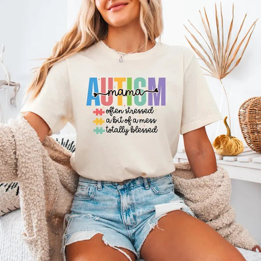 Autism Mama Sweatshirt, Proud Autism Mom Sweater, Autism Acceptance Shirt, Autism Awareness Gift, Support Autism Hoodie,...