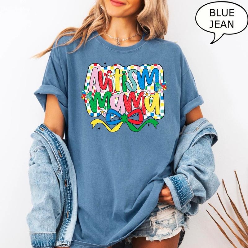 Autism Mama T-Shirt, Mother's Day Gift, Autism Awareness Shirt, Autism Mom Sweatshirt, Autism Month Tee, Autism Support...