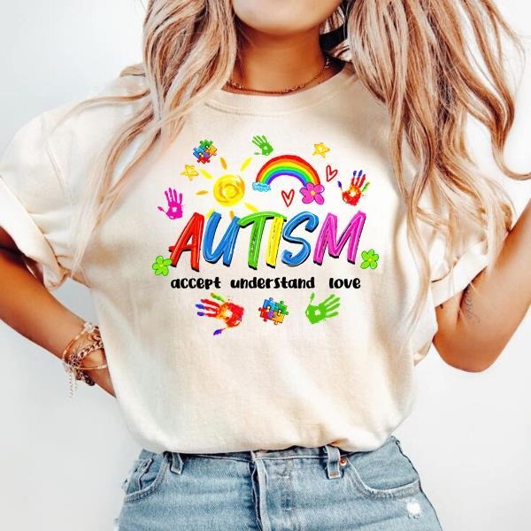 Autism accept understand love Tshirt, Autism, Autism Month, Autism Mom, Autism shirt Hoodie, Sweatshirt | WearSparks.com