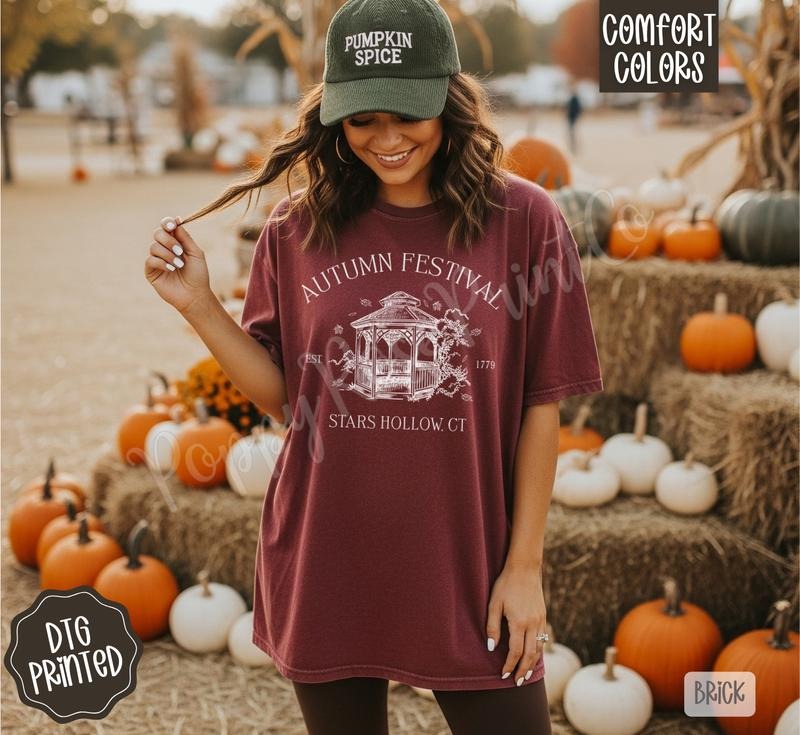 Autumn Festival Comfort Colors, Trendy Women's Fall Tshirt Hoodie, Sweatshirt | WearSparks.com