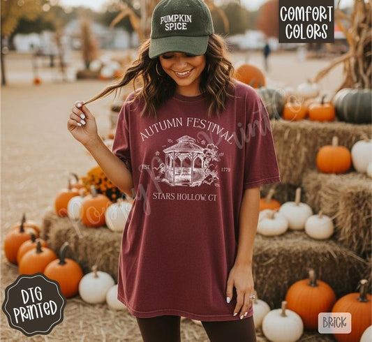 Autumn Festival Comfort Colors, Trendy Women's Fall Tshirt Hoodie, Sweatshirt | WearSparks.com
