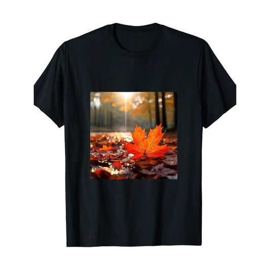 Autumn Leaf T-shirt -100% cotton Made in USA Hoodie, Sweatshirt | WearSparks.com