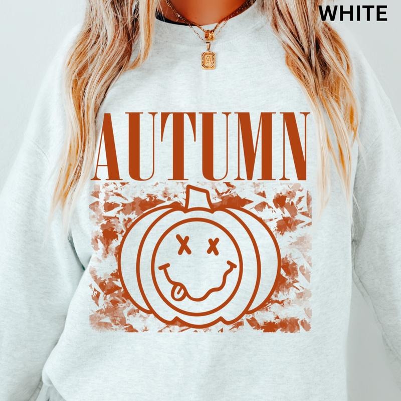 Autumn Sweatshirt, Fall Crewneck Sweatshirt, Retro Autumn Sweater, Oversized Sweatshirt for Fall T-Shirts, Hoodie