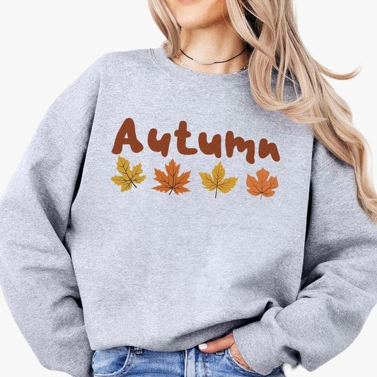 Autumn Sweatshirt, Vintage Fall Sweatshirt, Fall Vibes Shirts, Shirt For Womem, Autumn Leaves Sweatshirt, Fall Season...
