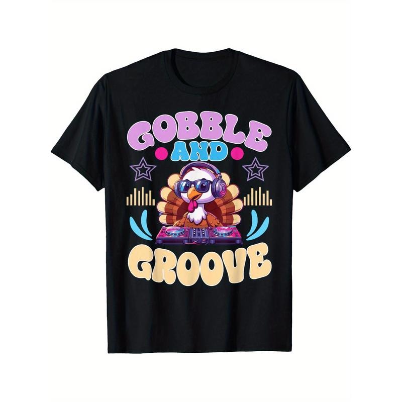Autumn Thanksgiving Gobble And Groove Turkey Day T-Shirt T-Shirt 220g 10000 Links made in usa Hoodie, Sweatshirt