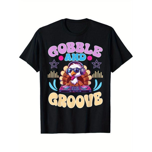 Autumn Thanksgiving Gobble And Groove Turkey Day T-Shirt T-Shirt 220g 10000 Links made in usa Hoodie, Sweatshirt
