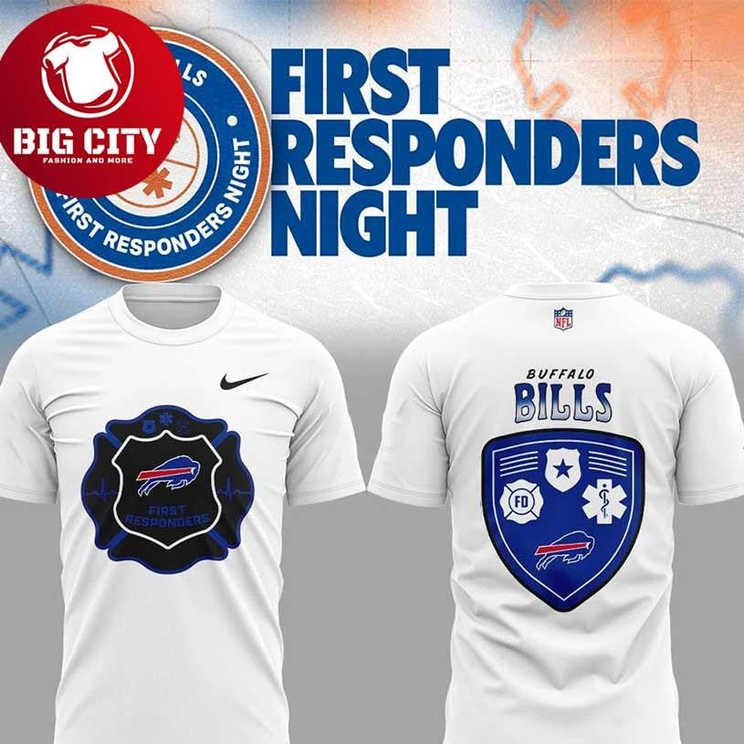 B Bills First Responders Night Two Sided Shirt