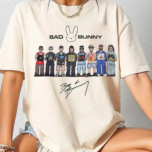 B-Bunny Shirt Debi Tirar Mas Fotos DTMF All Album Merch Concert Shirt for Men Women Y2k Streetwear Hoodie, Sweatshirt
