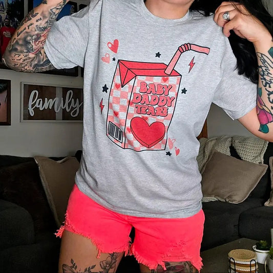 BABY DADDY TEARS tee or sweatshirt loose fit Hoodie | WearSparks.com