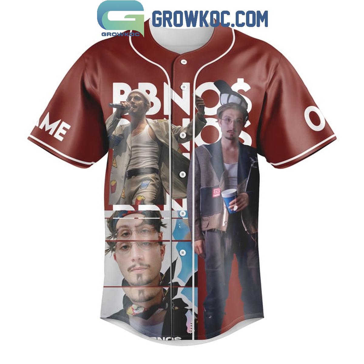 BBNO$ I Don’t Care At All Personalized Baseball Jersey