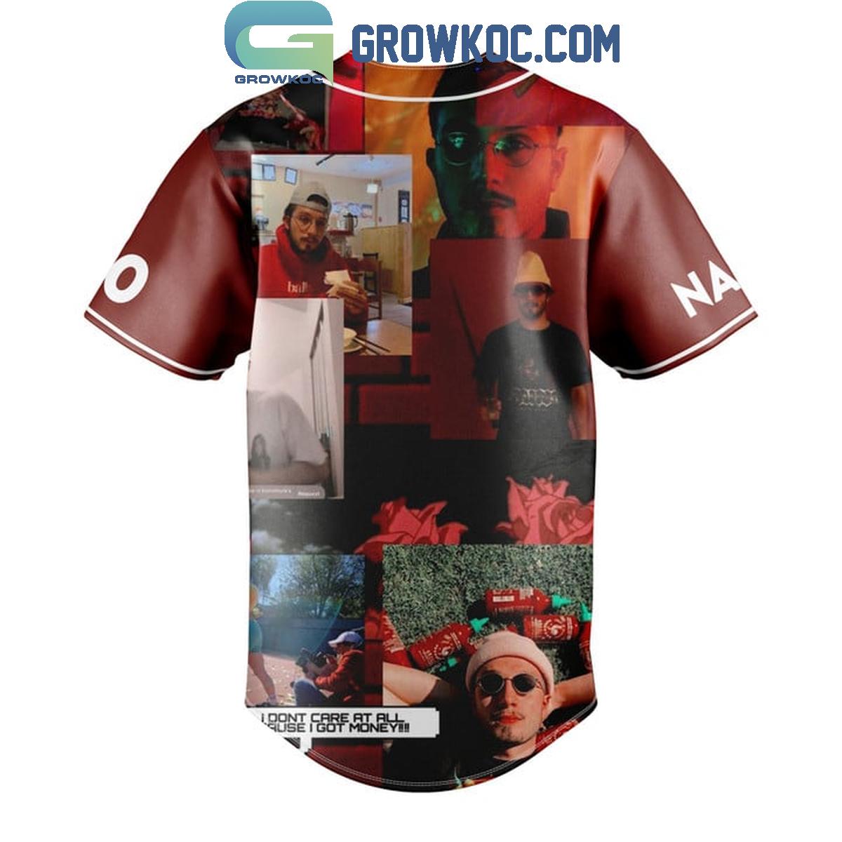 BBNO$ I Don’t Care At All Personalized Baseball Jersey
