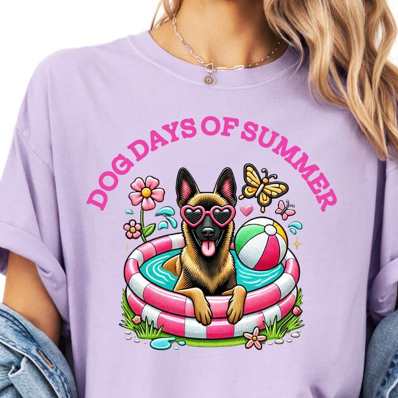 BELGIAN Dog Days of Summer Shirt ~ Unisex Apparel Relaxed Fit Printed In The USA Clothing Womenswear Casual Comfort...