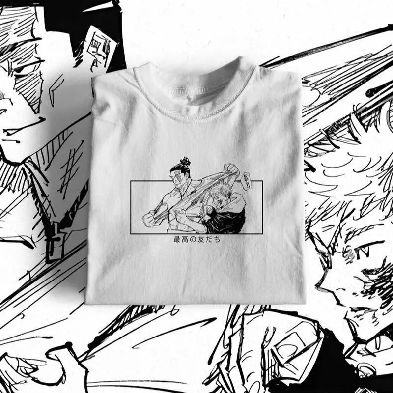 BESTO FRIENDO T-Shirt Yuji Itadori & Aoi Todo Anime JJk Gift For Fan Lover Hoodie, Sweatshirt | WearSparks.com