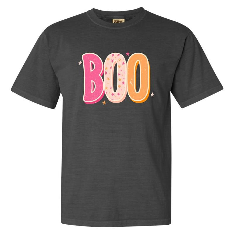 BOO Bubble Letter Comfort Colors T-Shirt 'NLB' Hoodie, Sweatshirt | WearSparks.com