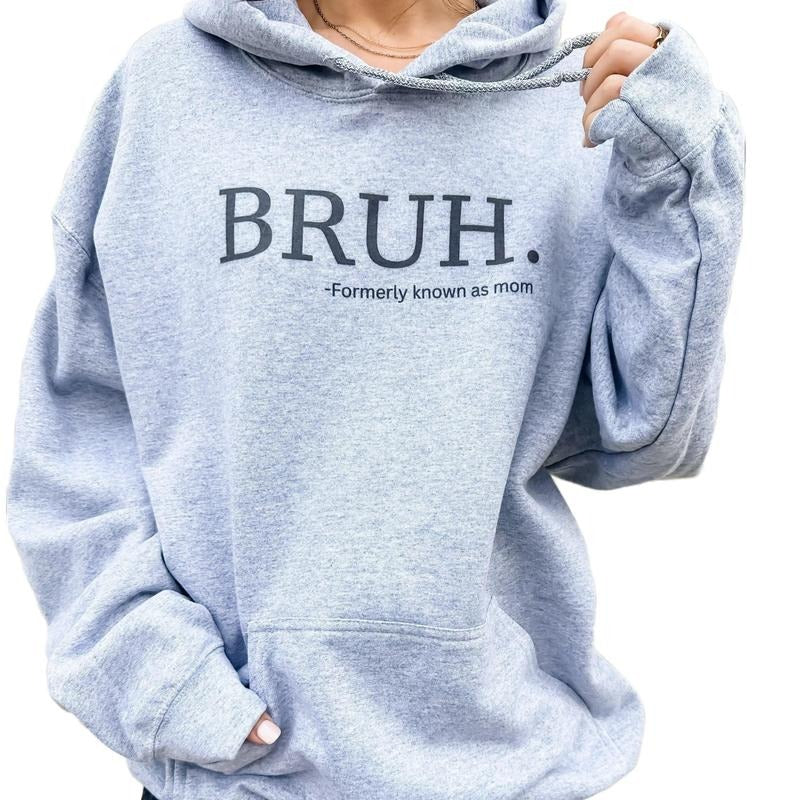 BRUH Graphic Hoodie T-Shirts, Sweatshirt | WearSparks.com
