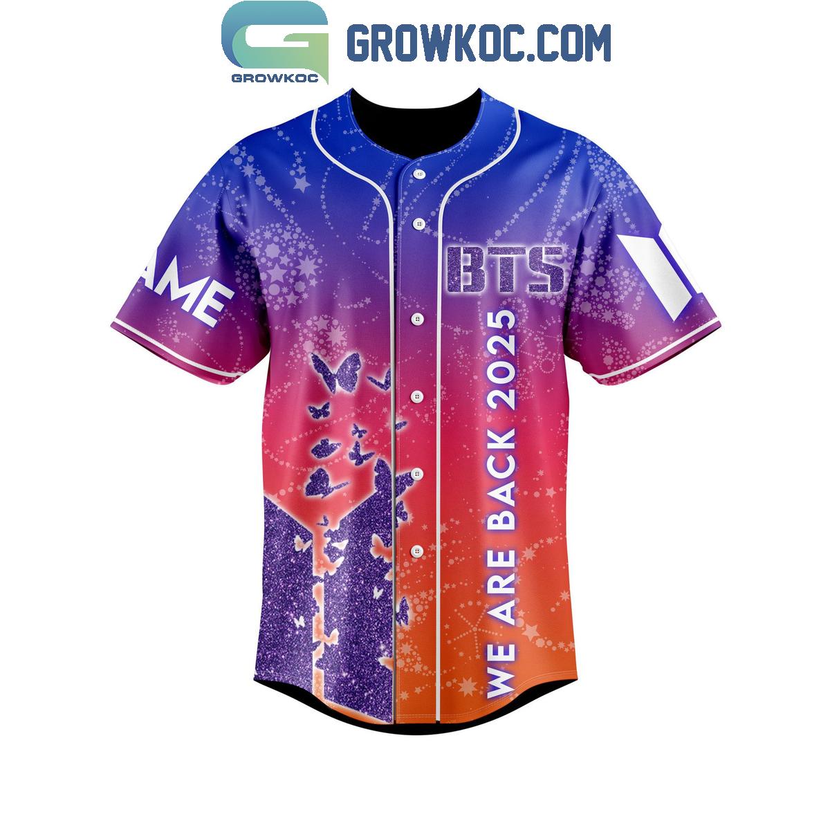 BTS Is Back Festa 2025 Baseball Jersey