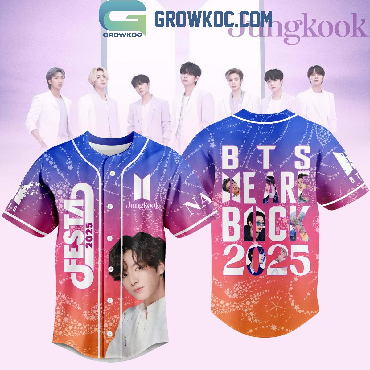 BTS We Are Back Festa 2025 Baseball Jersey