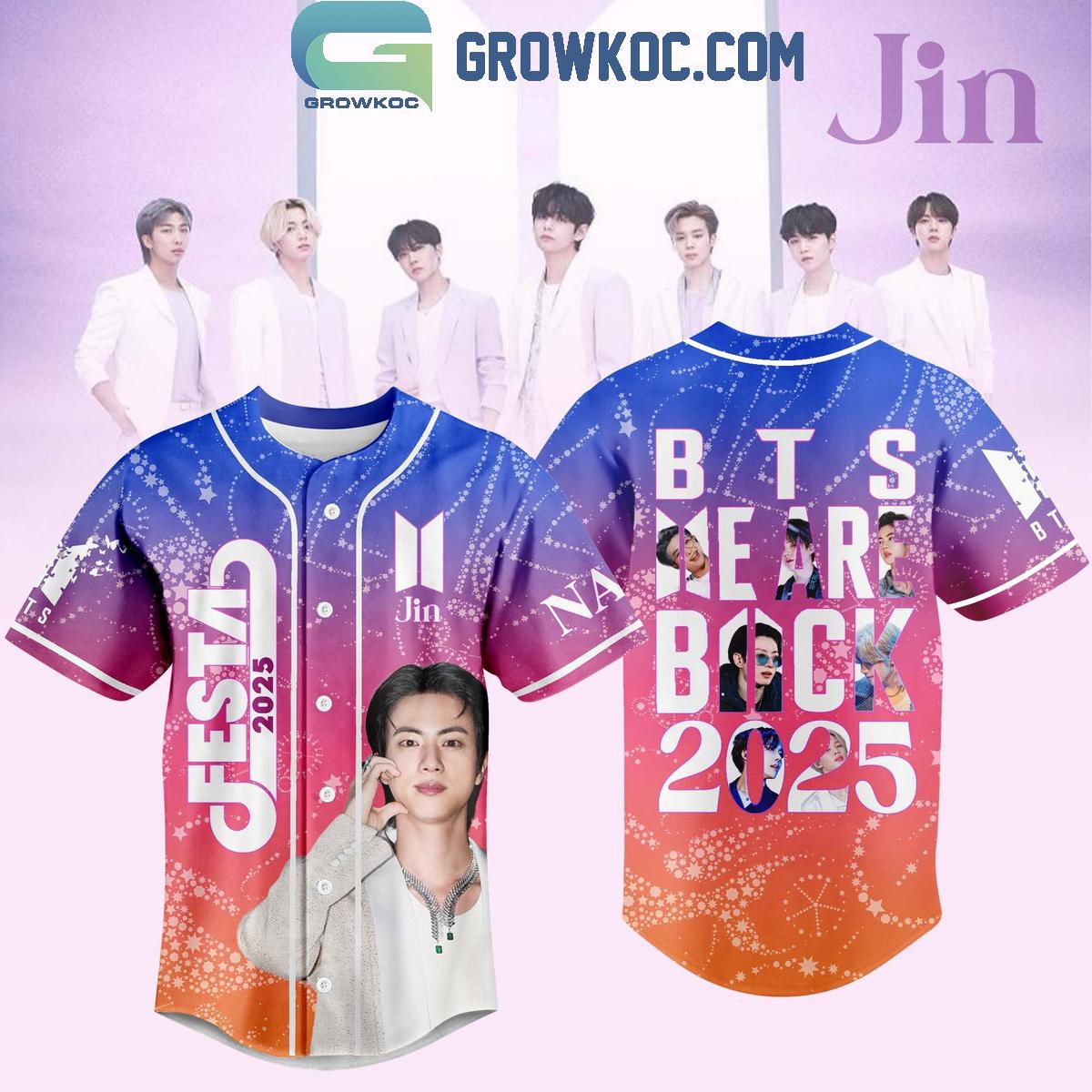 BTS We Are Back Festa 2025 Baseball Jersey