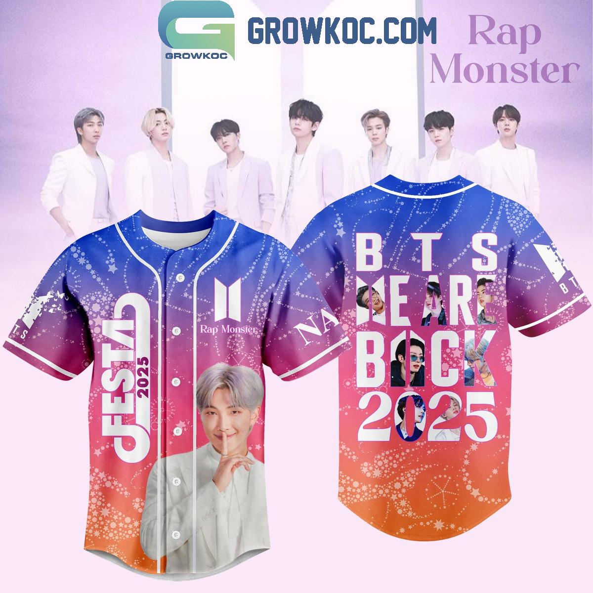 BTS We Are Back Festa 2025 Baseball Jersey