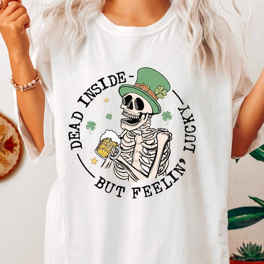BUT FEELING LUCKY ST. PATRICKS SHIRT (COMFORT COLORS T-SHIRT, CASUAL SHIRT UNISEX, HOLIDAY SHIRT, ST. PATTYS DAY) Outfit...
