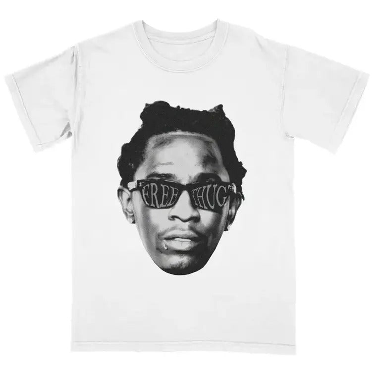BW Younggg Thuggg Graphic Tee Free Vintage Rap Shirt Hoodie, Sweatshirt | WearSparks.com