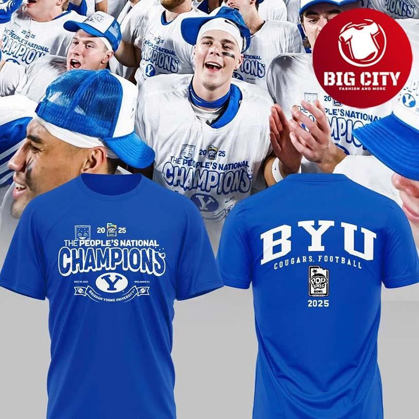 BYU Cougars People’s National Champions 2025 Special Two Sided Shirt