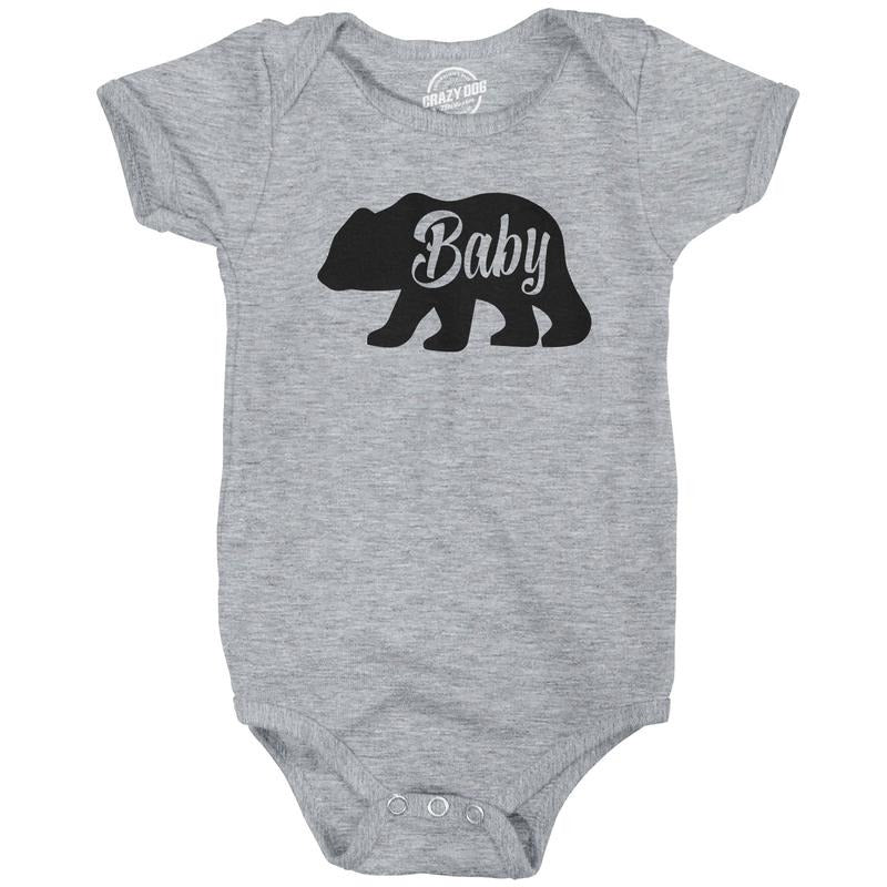 Baby Bear Funny Infant Shirts Cute Boy Girl Newborn Creeper for Family Bodysuit Funny Baby Onesies Funny Animal Onesie...