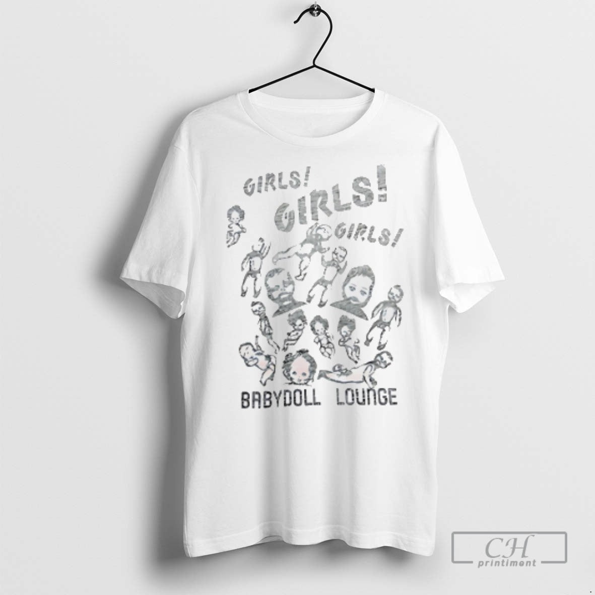Baby Doll Lounge Girls 1980s T Shirts