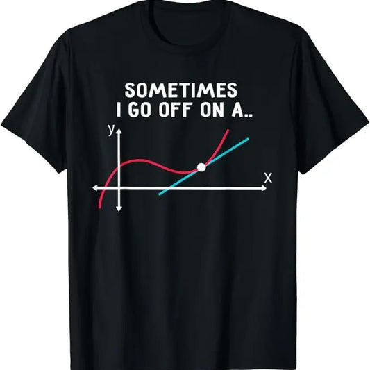 Back To School Shirts, Funny Math Shirts, Sometimes I Go Off on a Tangent T-Shirt Cotton Fashion Casual Classic Hoodie,...