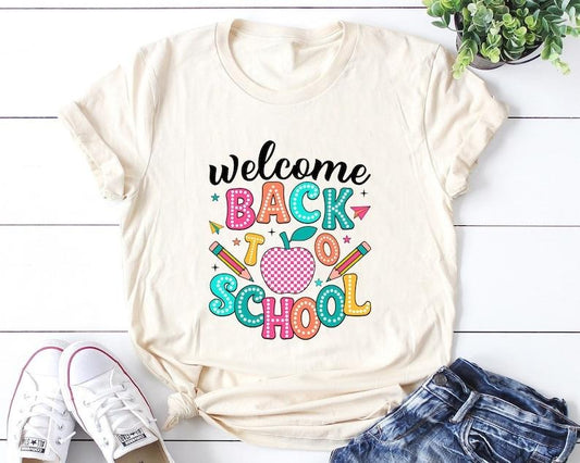 Back To School Welcome back to school -back to school T Shirt Sweater Hoodie Sweatshirt | WearSparks.com