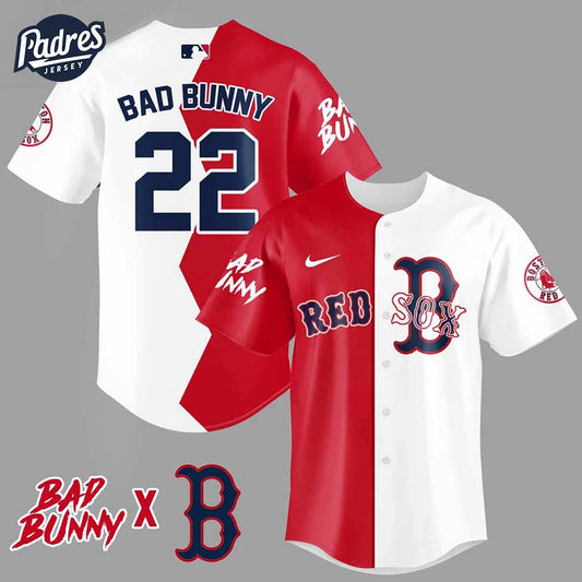 Bad Bunny Boston Red Sox Baseball Jersey - Padres Jersey Oasis: Elevate Your Baseball Style Game T-Shirts, Hoodie, Sweatshirt