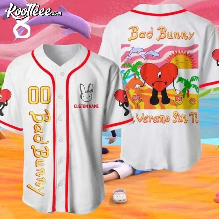 Bad Bunny Fan Gift Baseball Jersey