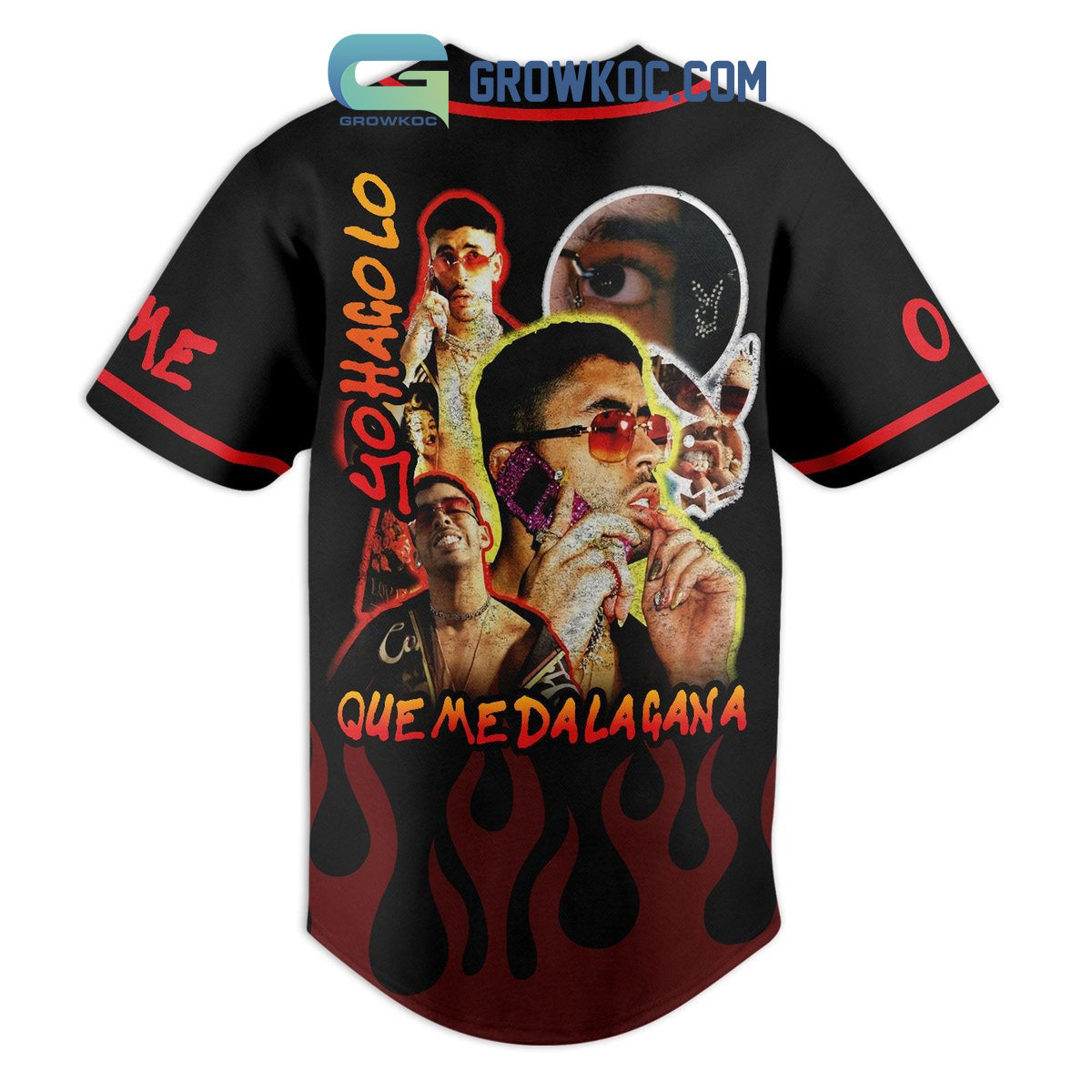 Bad Bunny Yohagolo Quemedalagana Personalized Baseball Jersey