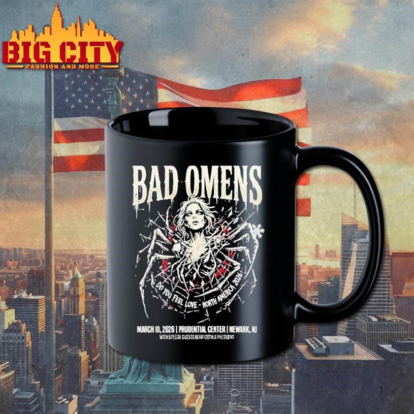 Bad Omens Do You Feel Love North America Event At Prudential Center On March 10 2026 Newark Nj Spider Shirt