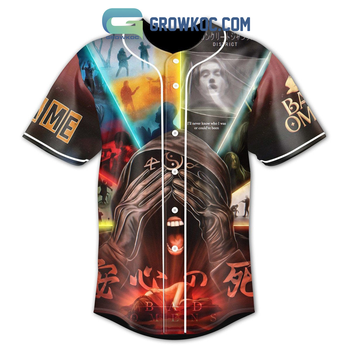 Bad Omens Finding God Before God Finds Me Personalized Baseball Jersey