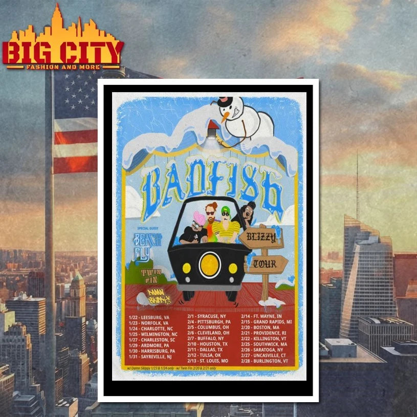 Badfish Blizzy 2026 Shows Poster shirt