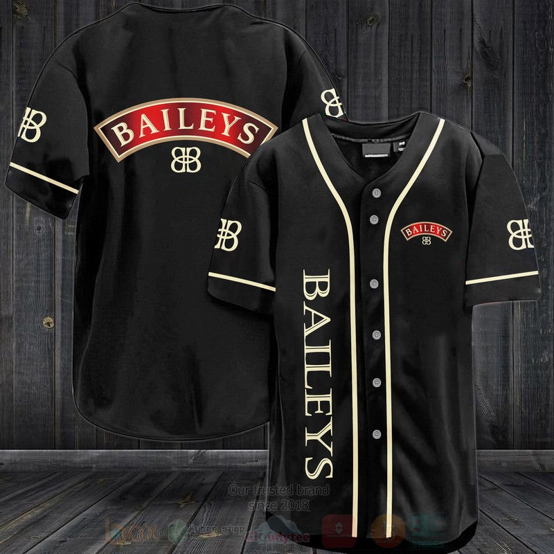 FASHION Baileys Baseball Jerseys Botton Shirt