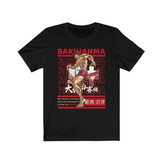 Baki The Grappler T Shirt Baki Hanma Manga Yujiro Hanma Baki Anime Shirt Hoodie, Sweatshirt | WearSparks.com