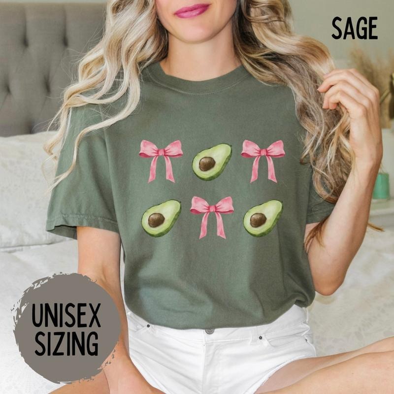 Balletcore Shirt Shirts Balletcore Avocado Tshirt Gift For Avocado Lover Soft Girl Era Balletcore Aesthetic Hoodie,...