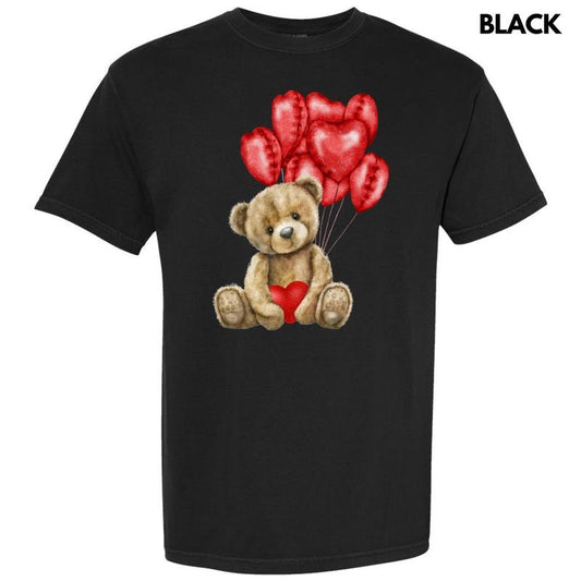 Balloon Valentine Bear Comfort Colors T-Shirt 'NLB' Hoodie, Sweatshirt | WearSparks.com