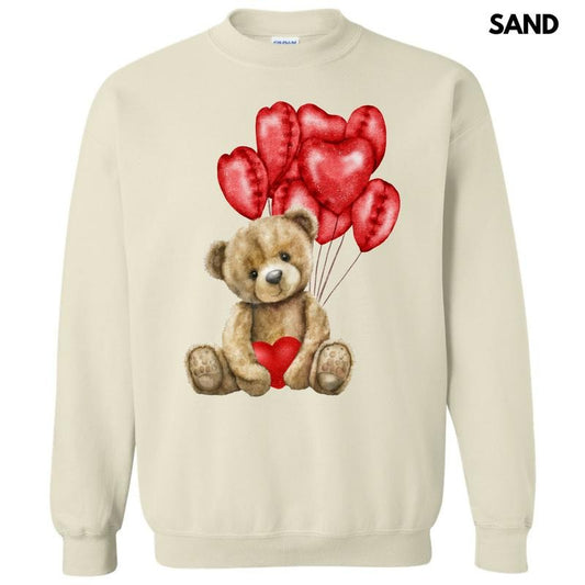 Balloon Valentine Bear Sweatshirt 'NLB' T-Shirts, Hoodie | WearSparks.com